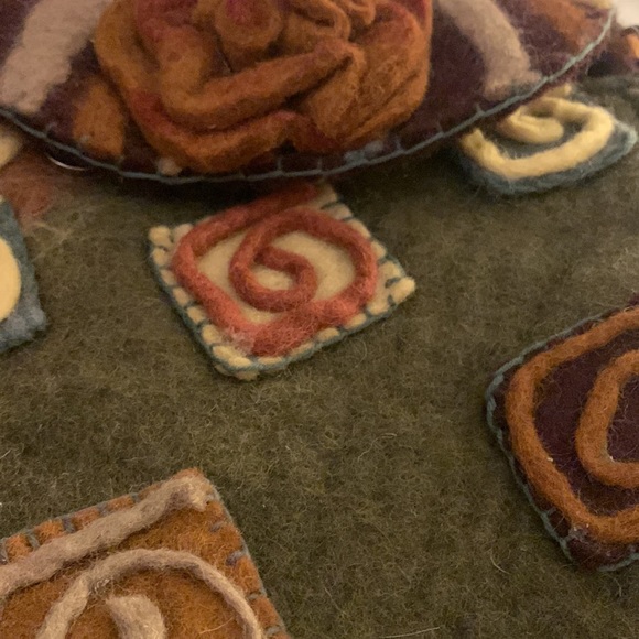 NEW Anthropologie Rising Tide handmade wool purse - Picture 7 of 16